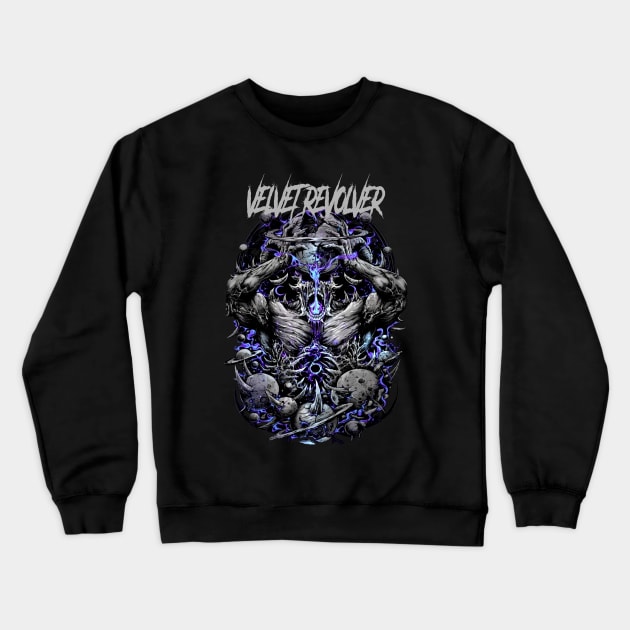 VELVET REVOLVER BAND MERCHANDISE Crewneck Sweatshirt by Rons Frogss